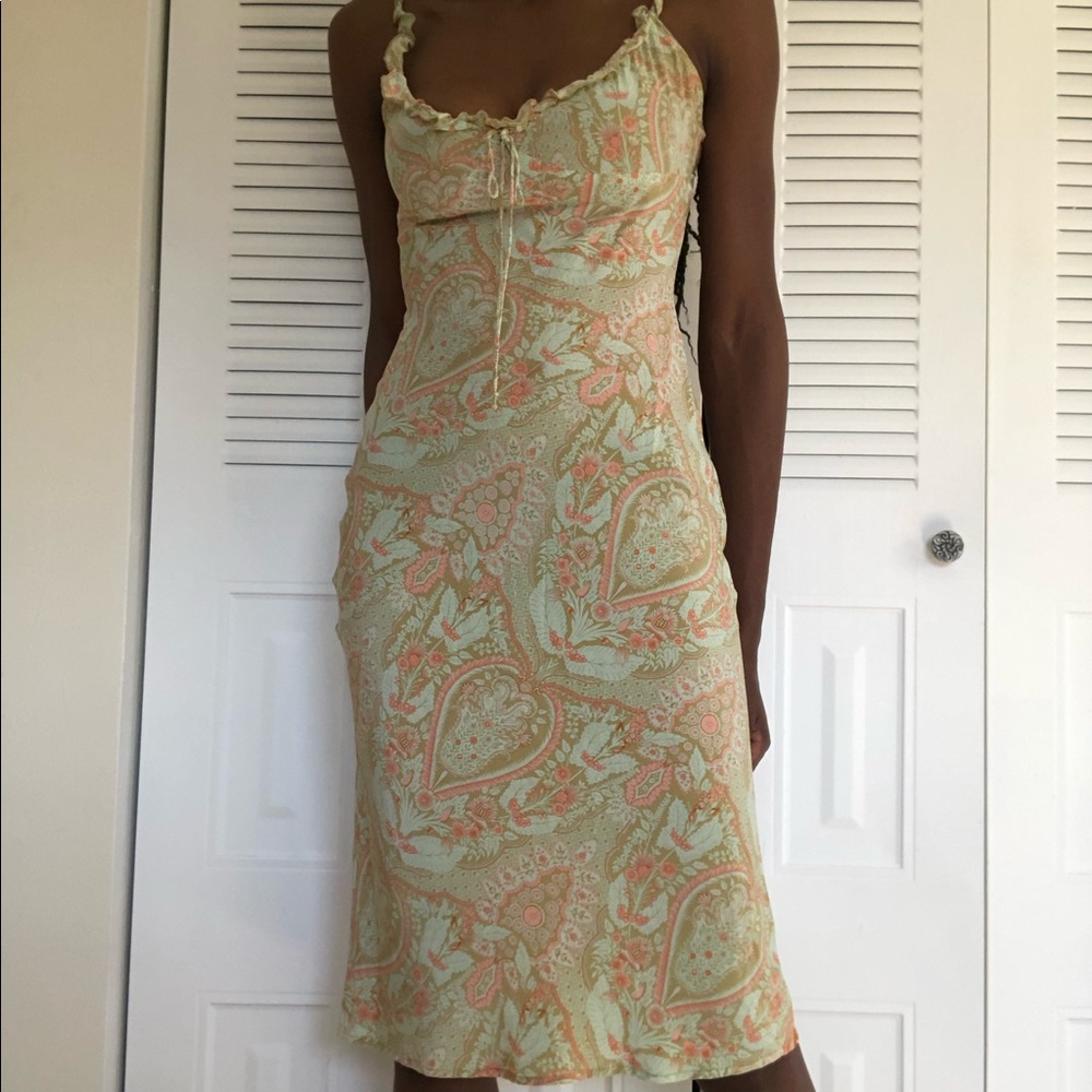 Paisley Print Slip Dress by Plenty